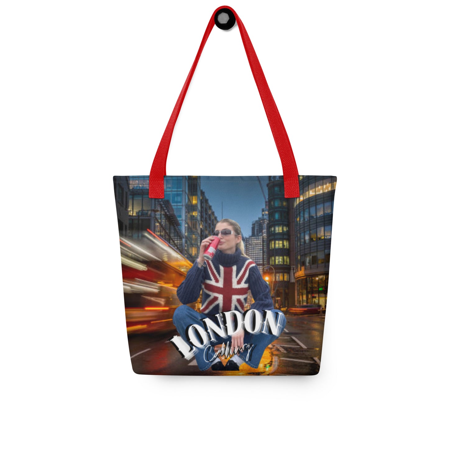 London Print Tote bag - Premium Tote Bags from Craftklart.store - Just $14! Shop now at Craftklart.store
