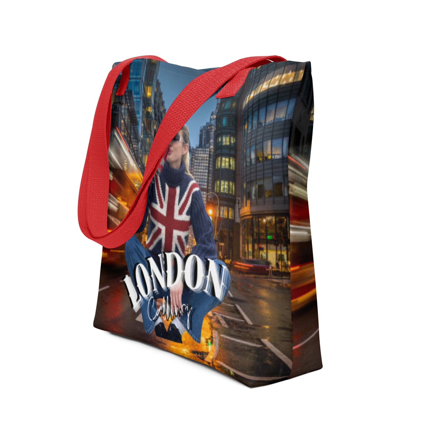 London Print Tote bag - Premium Tote Bags from Craftklart.store - Just $14! Shop now at Craftklart.store