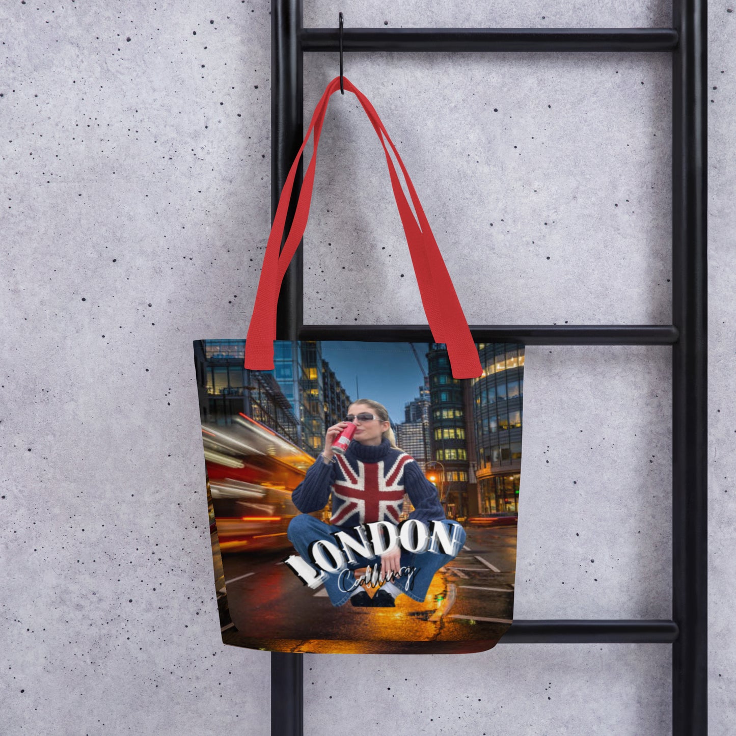 London Print Tote bag - Premium Tote Bags from Craftklart.store - Just $14! Shop now at Craftklart.store