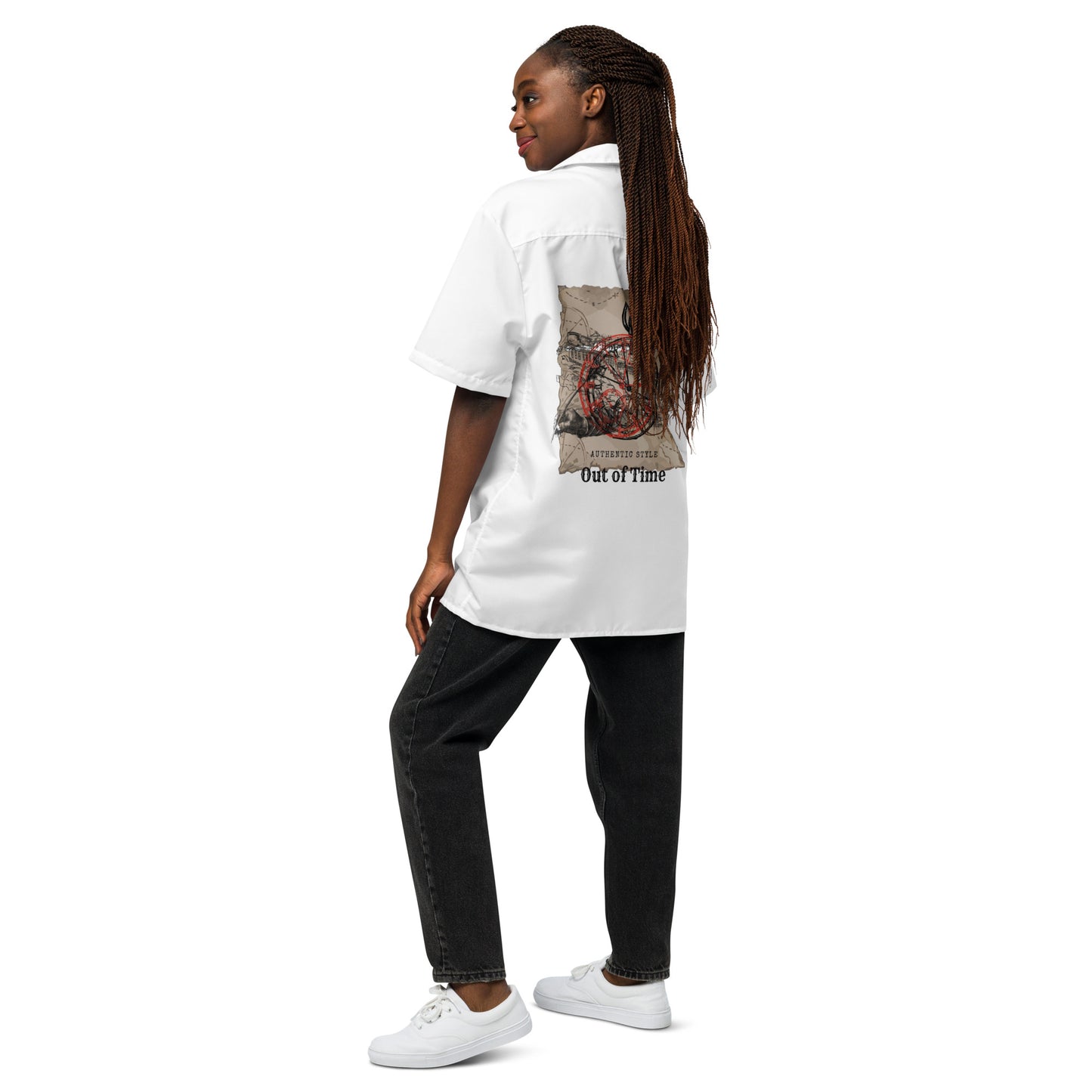 CKL Out of Time Button Shirt - Premium Shirt from Craftklart.store - Just $40! Shop now at Craftklart.store