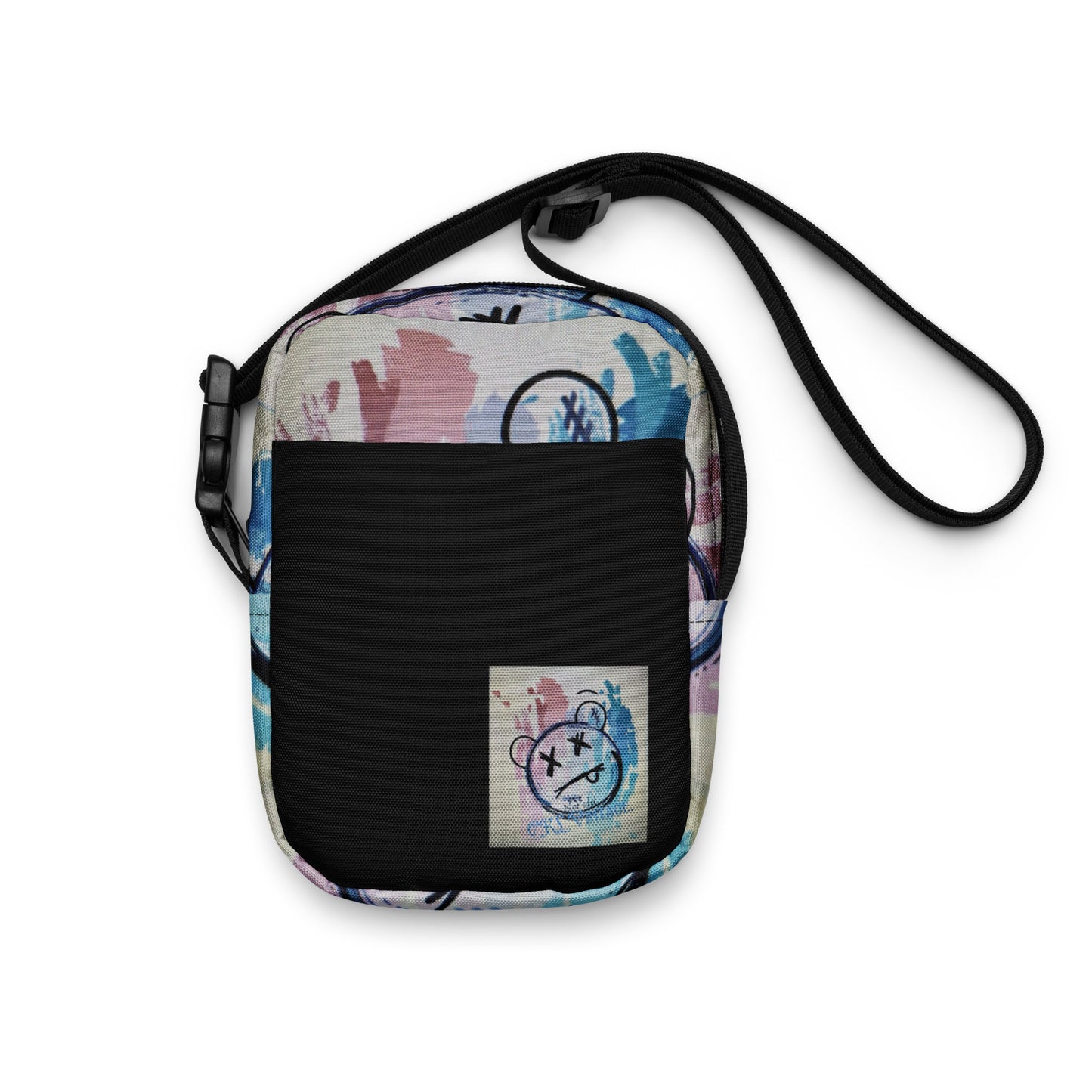 Streetwear Urban Styled Utility Crossbody Bag (Black) - Premium Crossbody Bag from Craftklart.store - Just $22! Shop now at Craftklart.store