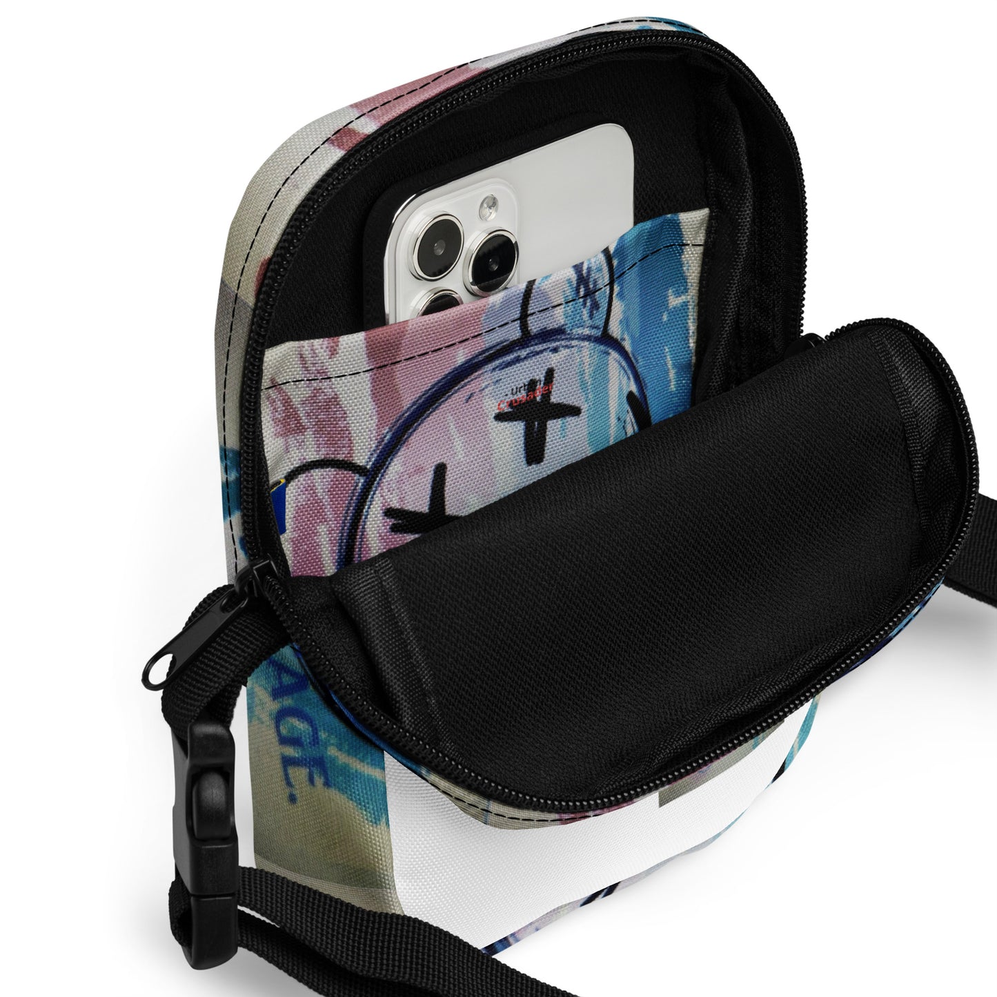 Streetwear Urban Styled Utility Crossbody Bag (White) - Premium Crossbody Bag from Craftklart.store - Just $22! Shop now at Craftklart.store