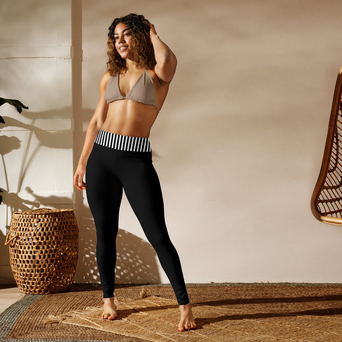 Black Yoga Leggings - Premium Leggings from Craftklart.store - Just $26! Shop now at Craftklart.store