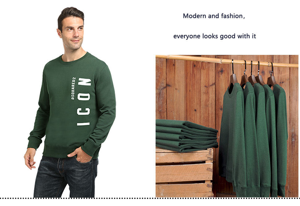 European And American Hoodie Men's Round Collar - Craftklart.store