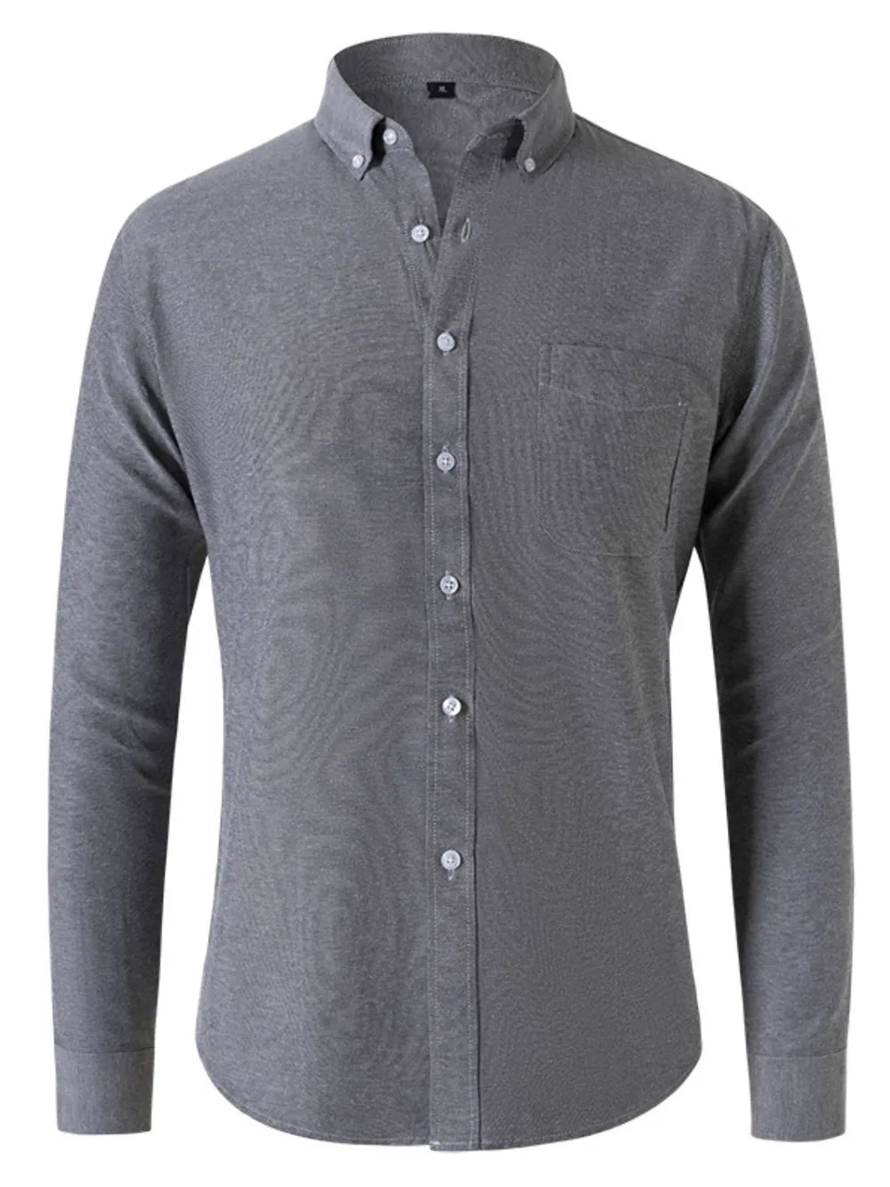 Men's Plus Size Button Down Collared Neck Shirt - Premium Shirt from Trendsi - Just $22.41! Shop now at Craftklart.store