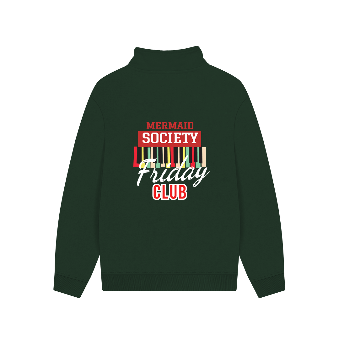 Evergreen Printed Sweater Back
