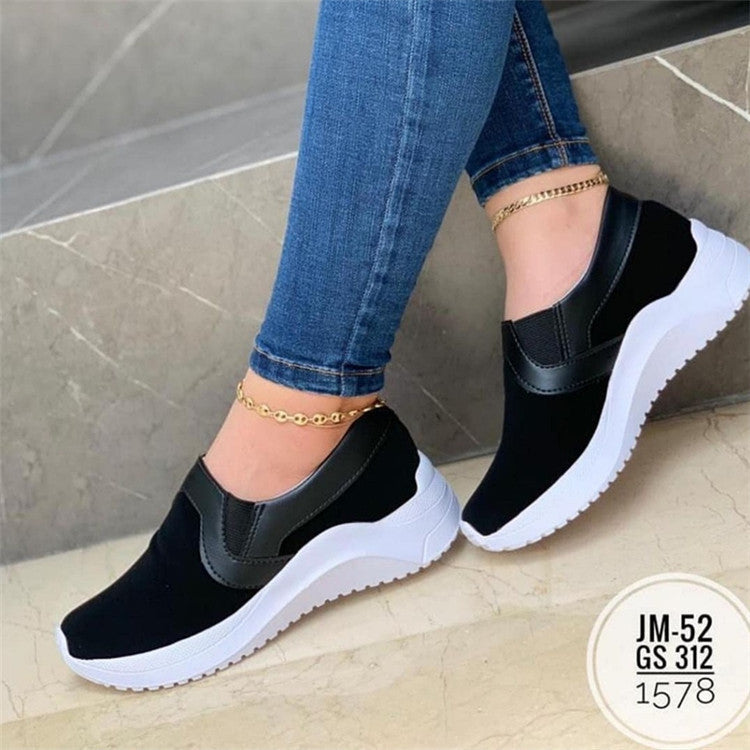 Flat Sneakers Women Breathable Walking Shoes - Craftklart.store