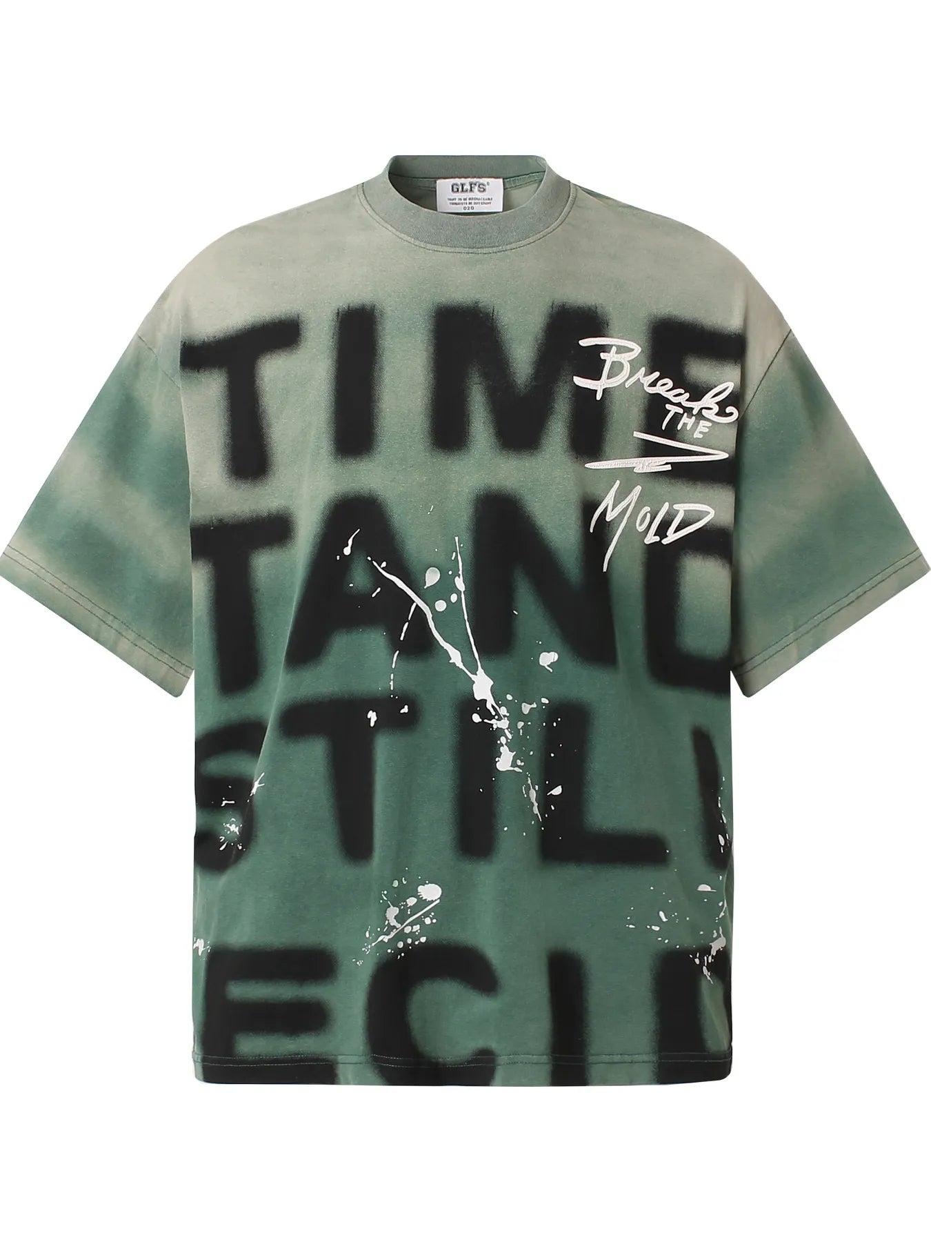 Men's Graffiti Style Oversized T-Shirt - Premium T-Shirt from Trendsi - Just $38.13! Shop now at Craftklart.store
