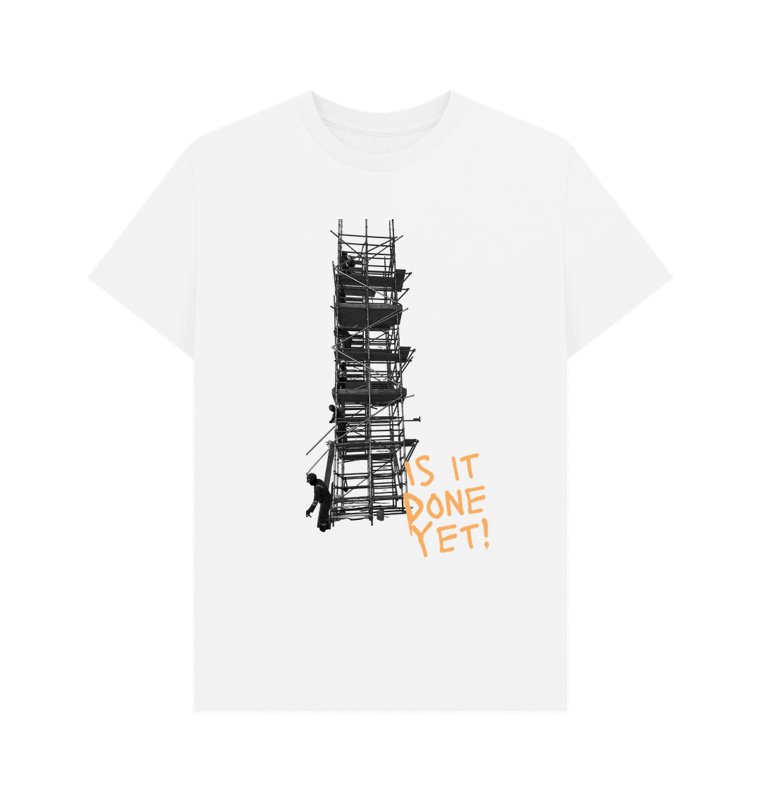 White Printed T-shirt Front