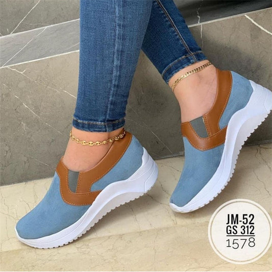 Flat Sneakers Women Breathable Walking Shoes - Craftklart.store