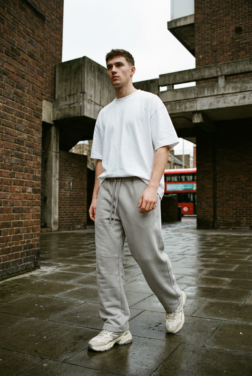 Driftline Barrel-Leg Sweatpants
