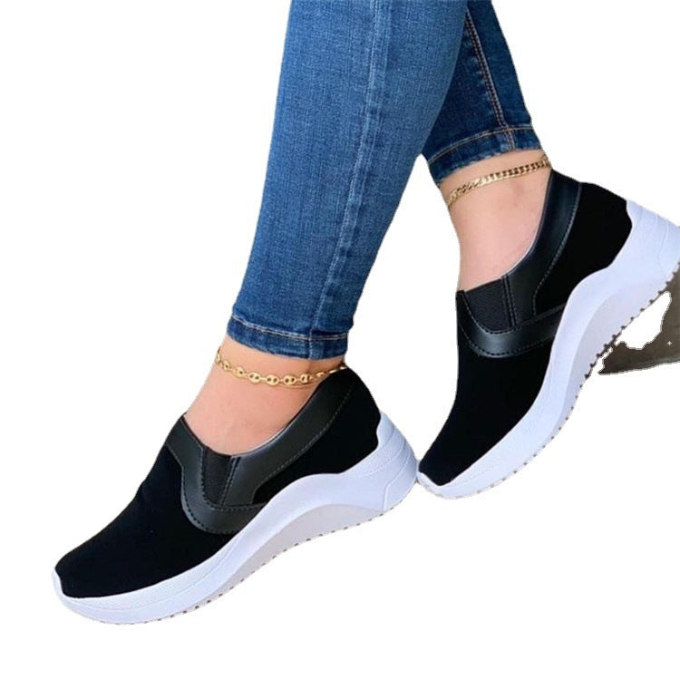 Flat Sneakers Women Breathable Walking Shoes - Craftklart.store