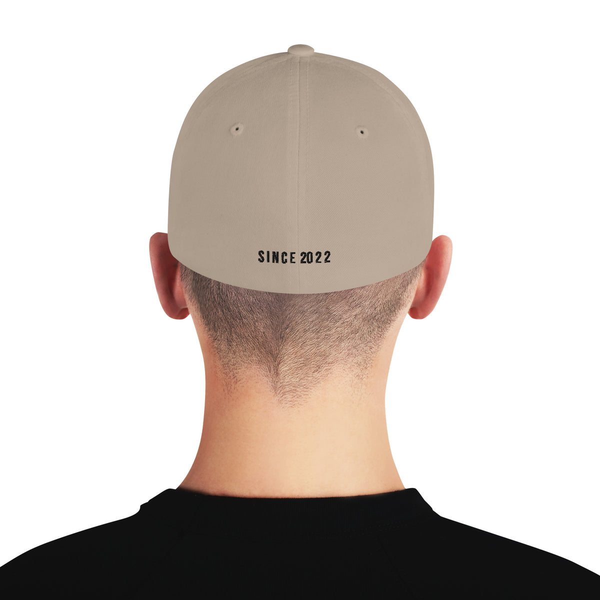 Khaki Urban Form UNSEEN Tones structured twill cap with closed-back design, casual accessory by ODMPOD.