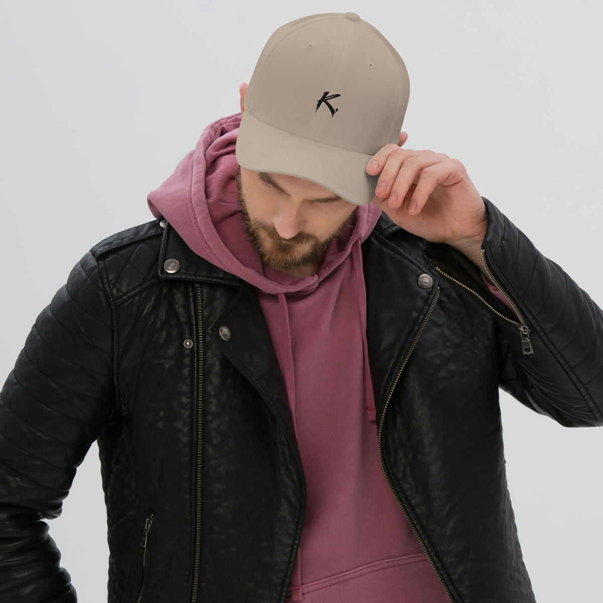 ODMPOD Urban Form UNSEEN Tones structured twill cap in khaki, featuring a closed-back design and front panel detail.