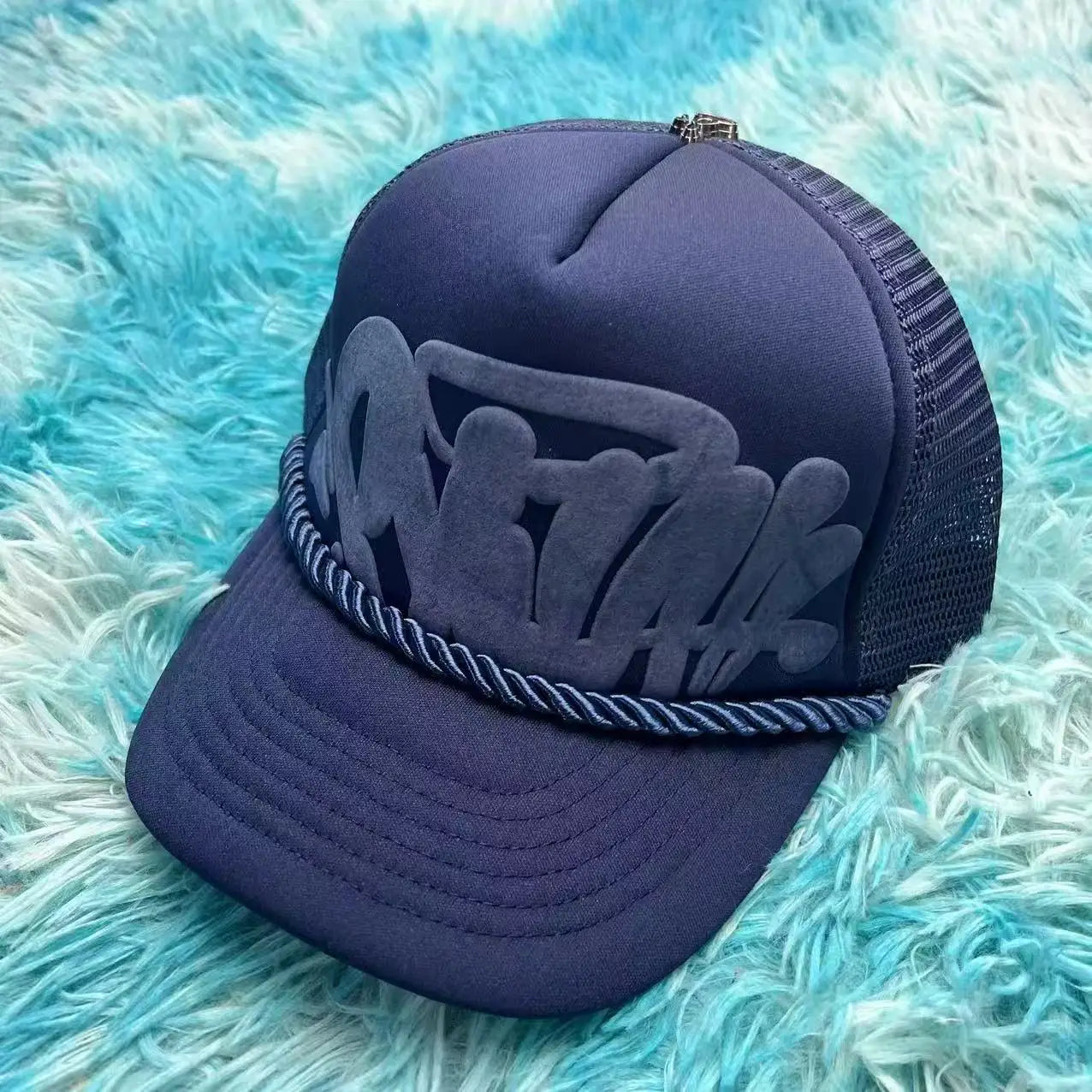 Urban Streetwear Foam Letter Embroidery Wide Brim Cap by Craftklart Dropship, breathable fabric and stylish design for casual wear.