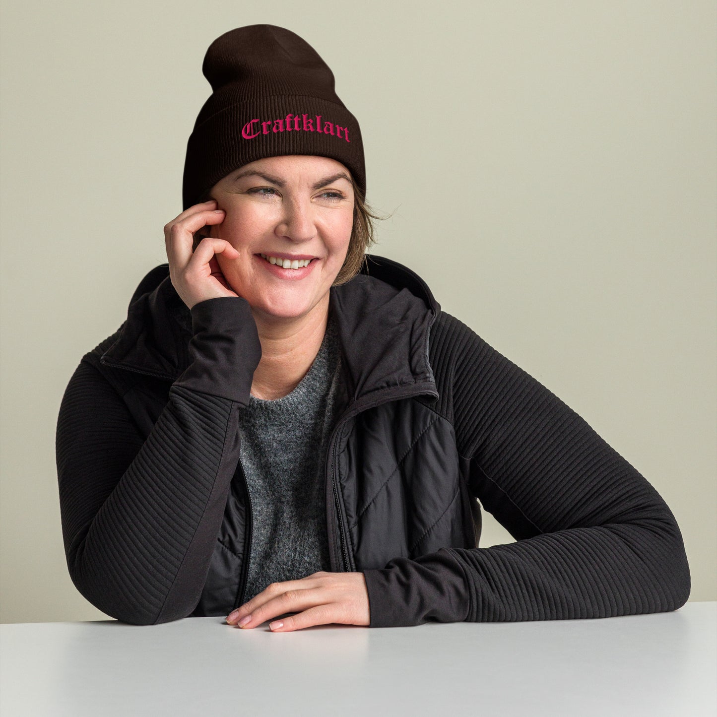 Craftklart Cuffed Beanie - Premium Beanie from Craftklart.store - Just $16.29! Shop now at Craftklart.store