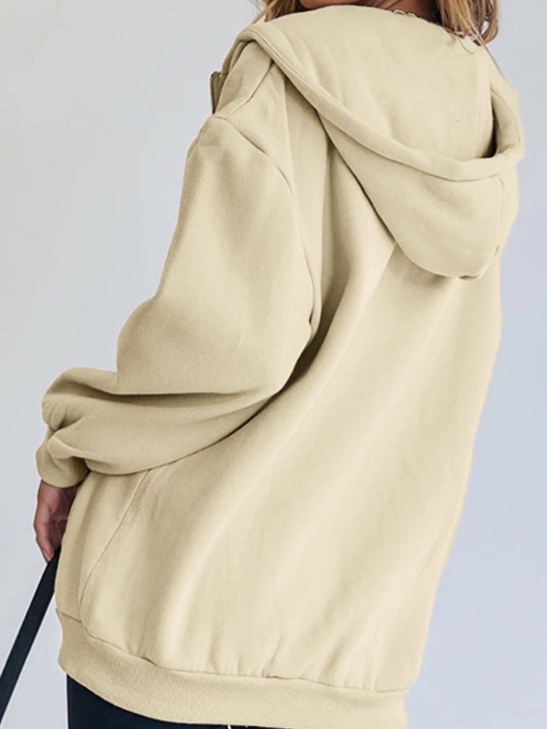 Women's Sumer Zip-Up Drawstring Hoodie - Premium Hoodie from Trendsi - Just $26.53! Shop now at Craftklart.store
