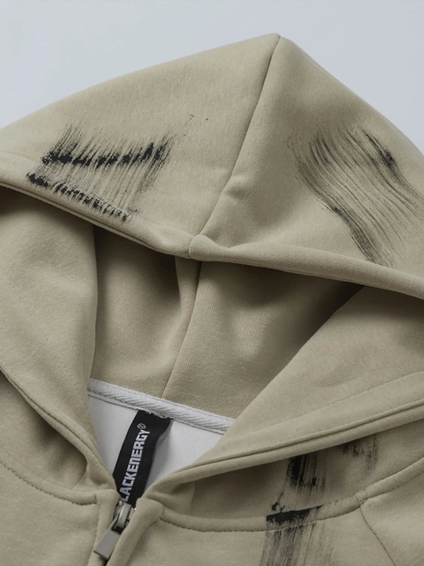 Men's Vintage Star Zip-Up Hoodie - Premium Hoodie from Trendsi - Just $90.92! Shop now at Craftklart.store