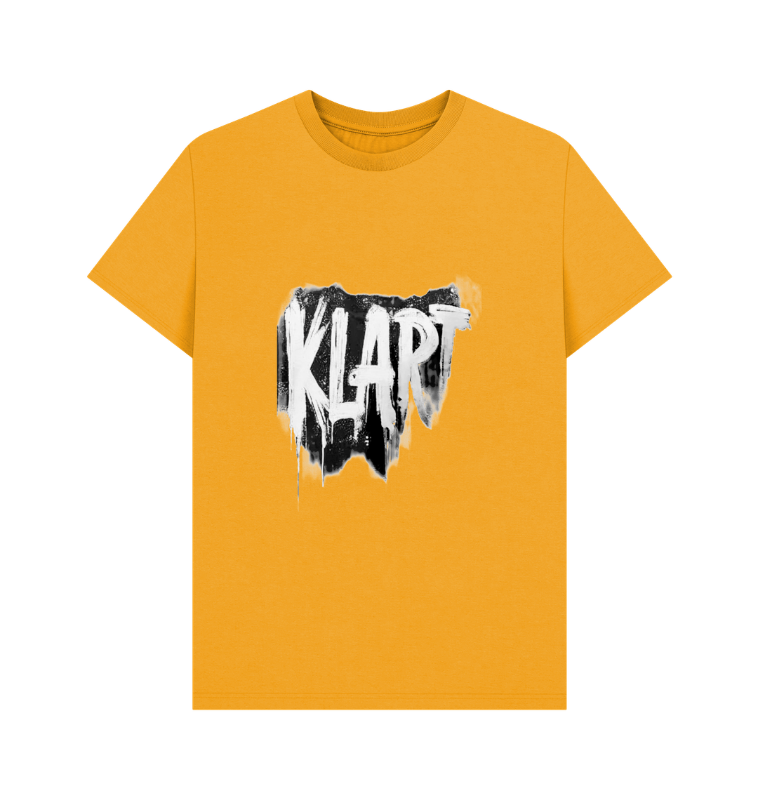 Mustard Printed T-shirt Front