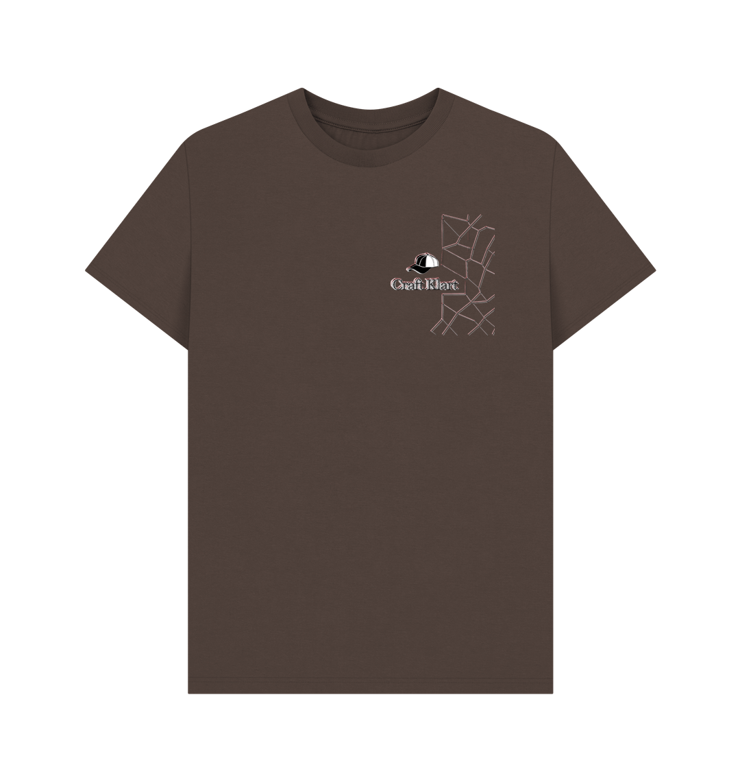 Chocolate Printed T-shirt Front