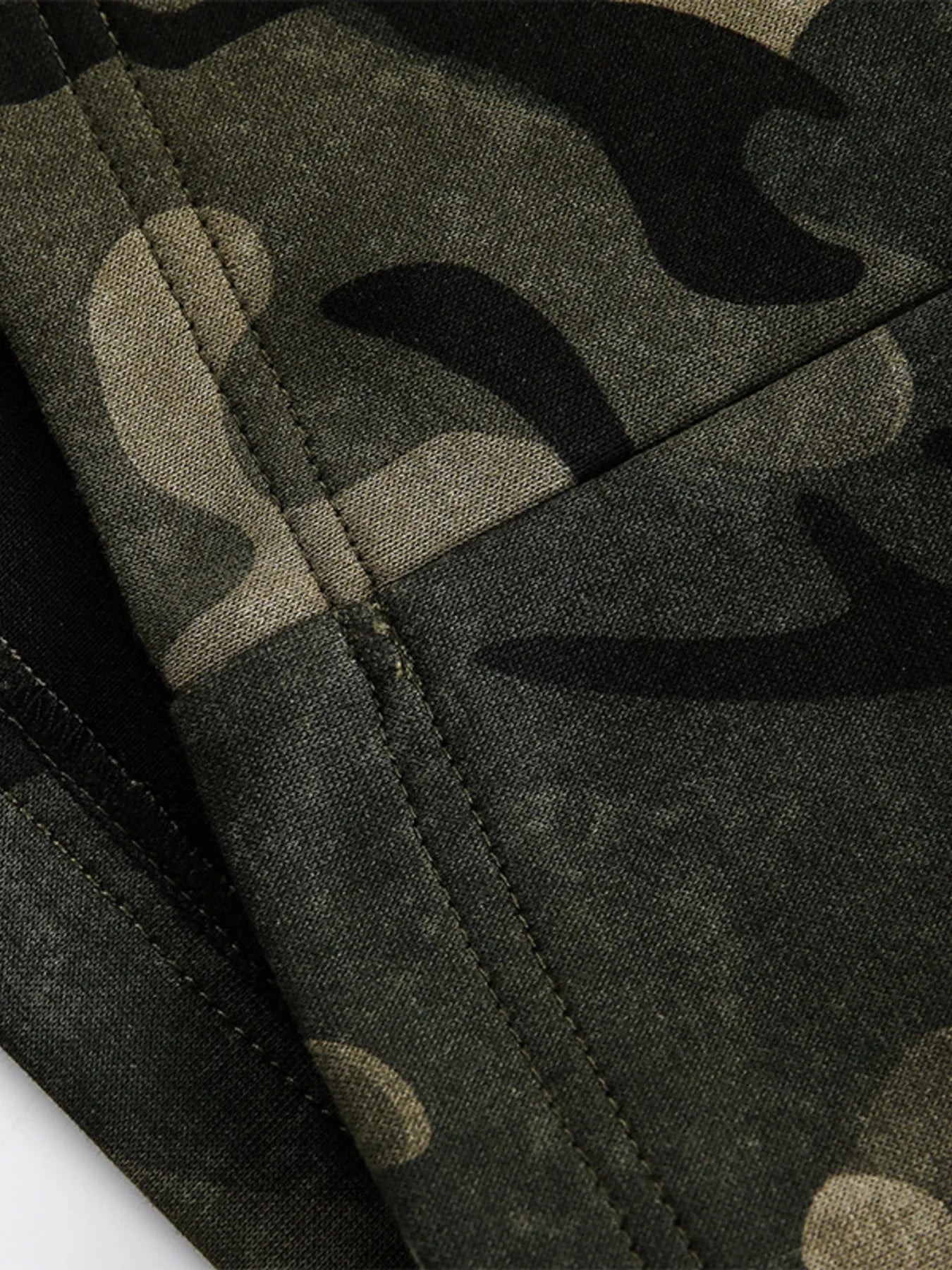 Men's Oversized Camouflage Heart Hoodie - Premium Hoodie from Trendsi - Just $77.48! Shop now at Craftklart.store