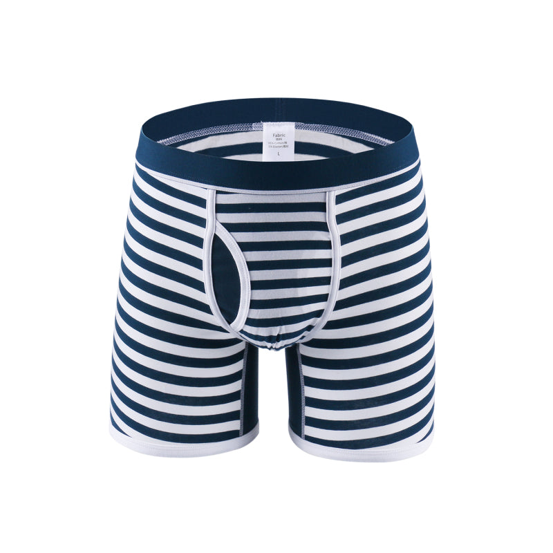 Men's Stretch Stripe Knit Boxer Briefs - Craftklart.store