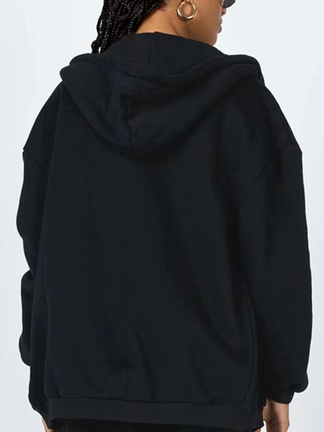 Women's Sumer Zip-Up Drawstring Hoodie - Premium Hoodie from Trendsi - Just $26.53! Shop now at Craftklart.store