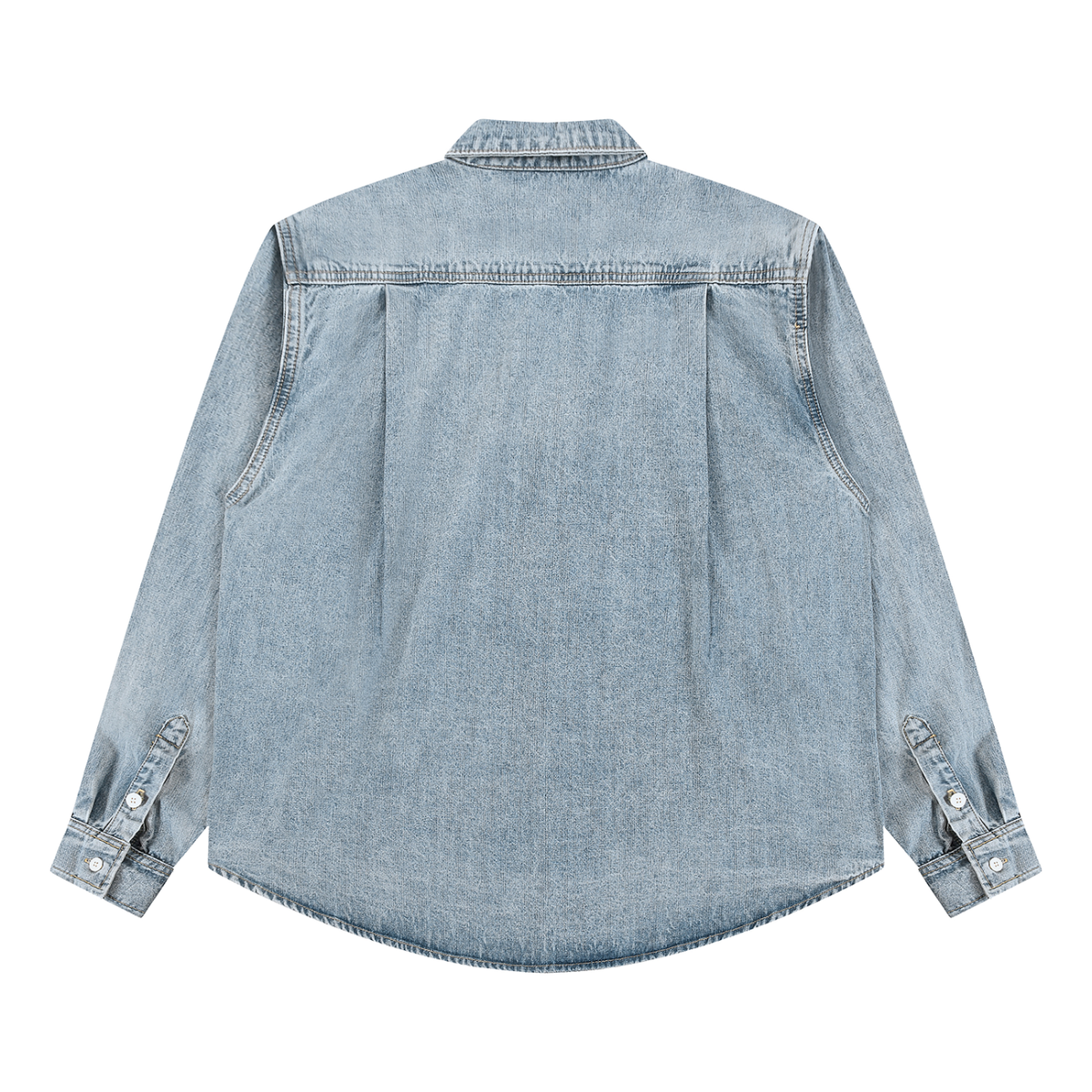 Unisex Vintage Wash Denim Shirt