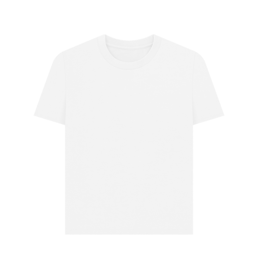 White Printed T-shirt Front