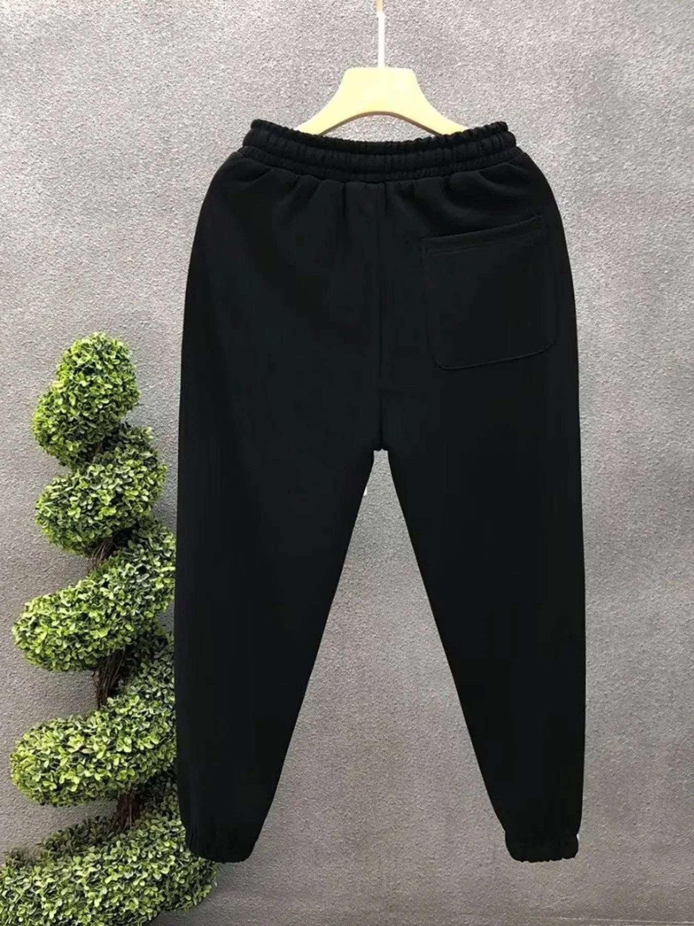 Men's Plus Size Casual Drawstring Joggers | Minimalist Streetwear | Craftklart