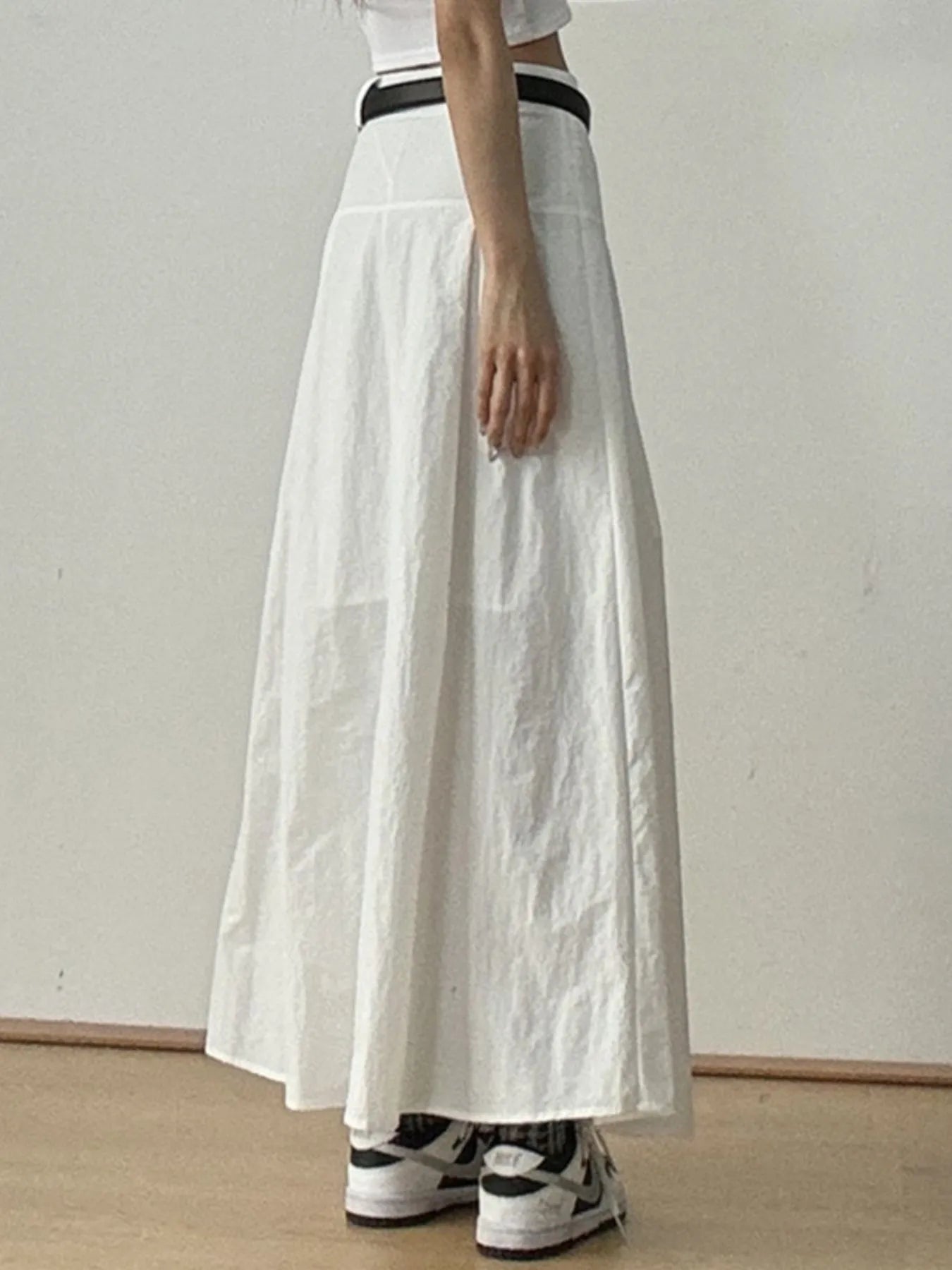 High Waist A-Line Maxi Skirt - Premium Skirt from Trendsi - Just $40.80! Shop now at Craftklart.store