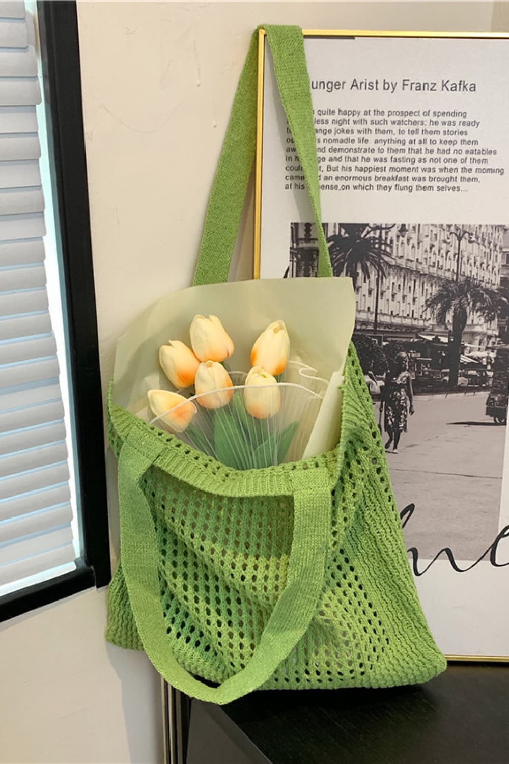 Openwork Tote Bag - Premium Tote Bags from Trendsi - Just $16.78! Shop now at Craftklart.store