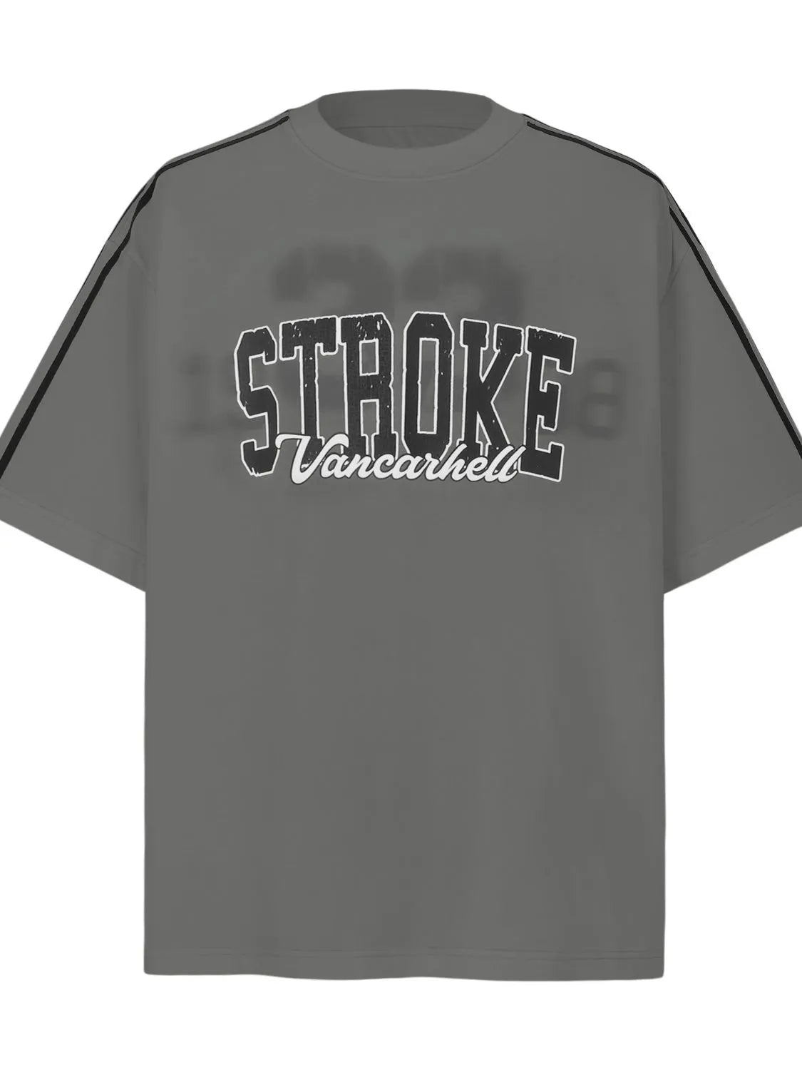 Men's Letter Round Neck Short Sleeve T-Shirt - Premium T-Shirt from Trendsi - Just $36.13! Shop now at Craftklart.store