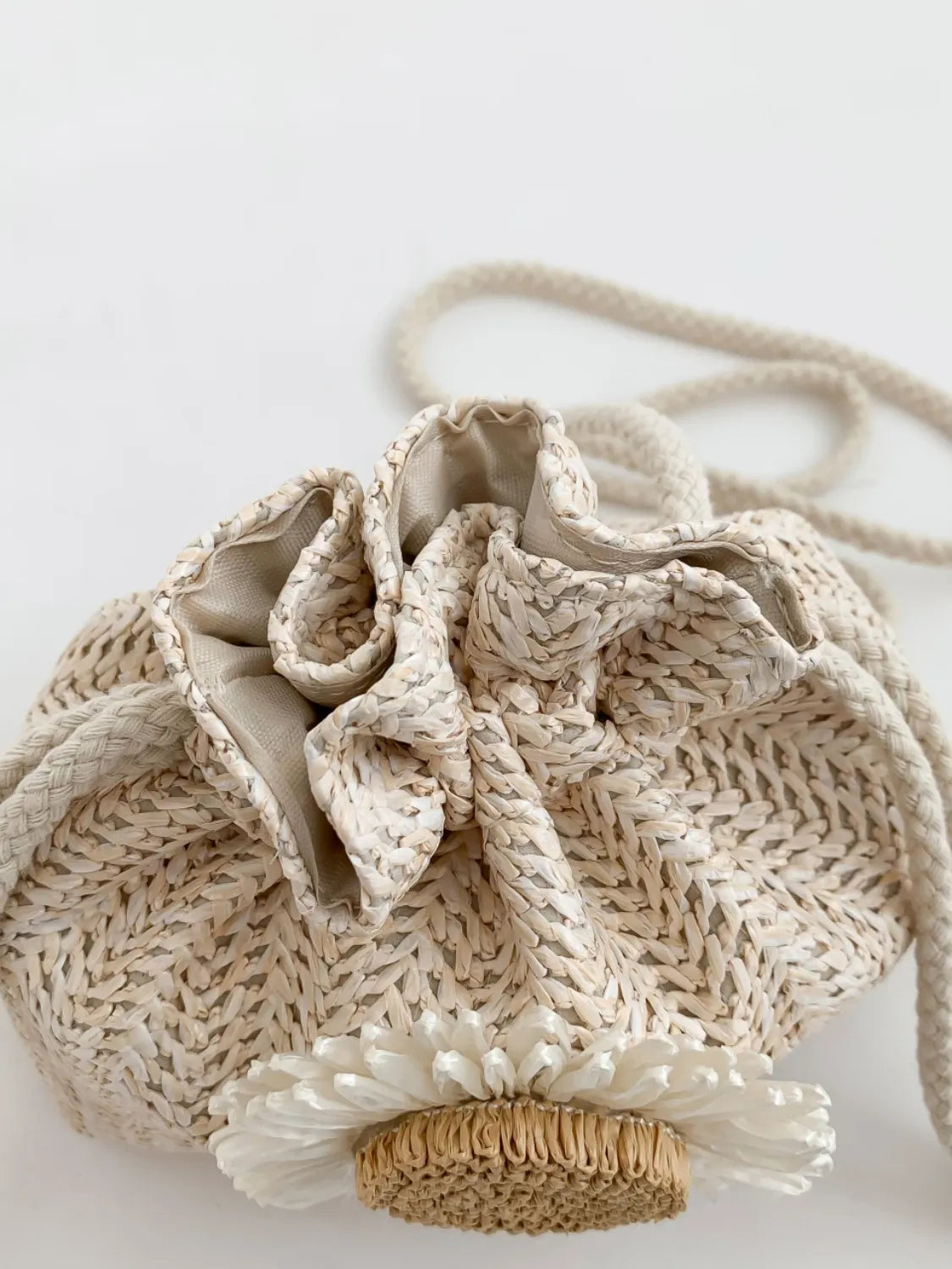 Sunflower Drawstring Bucket Bag - Premium Crossbody Bag from Trendsi - Just $11.02! Shop now at Craftklart.store