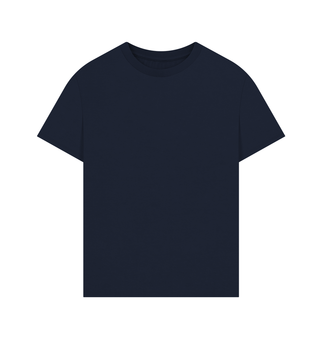 Navy Printed T-shirt Front