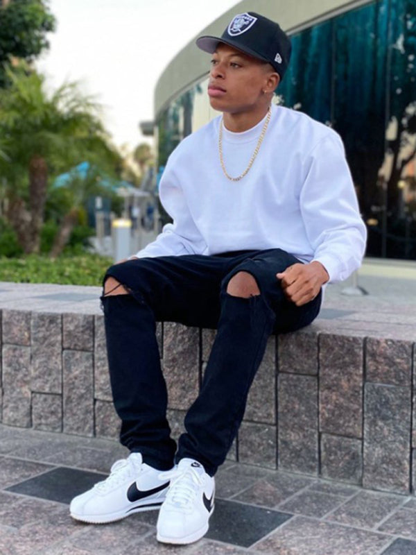 Men's Round Neck Long Sleeve Sweatshirt - Craftklart.store