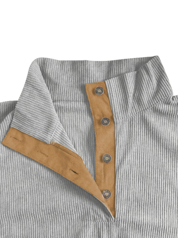 Men's Casual Outdoor Jacket Casual Stand Collar Long Sleeve Sweatshirt - Craftklart.store