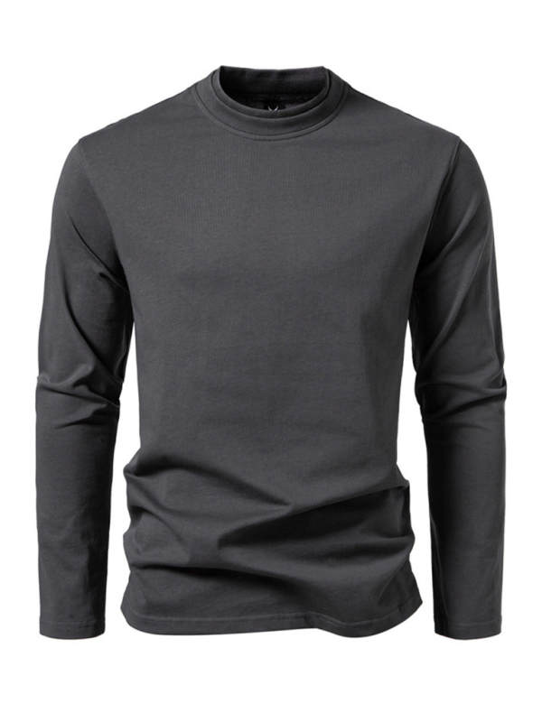 Double-layer Half-collar Design Long-sleeved T-shirt - Premium Sweater from Craftklart Dropship - Just $14.98! Shop now at Craftklart.store