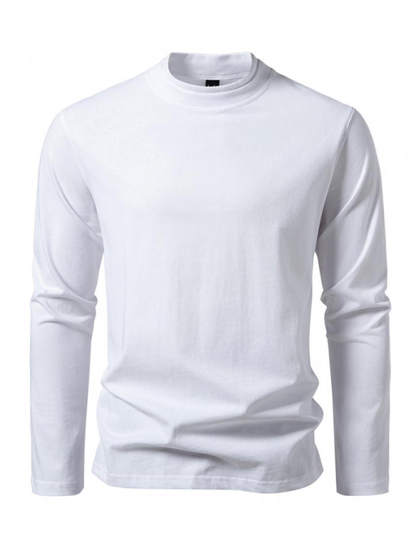 Double-layer Half-collar Design Long-sleeved T-shirt - Premium Sweater from Craftklart Dropship - Just $14.98! Shop now at Craftklart.store