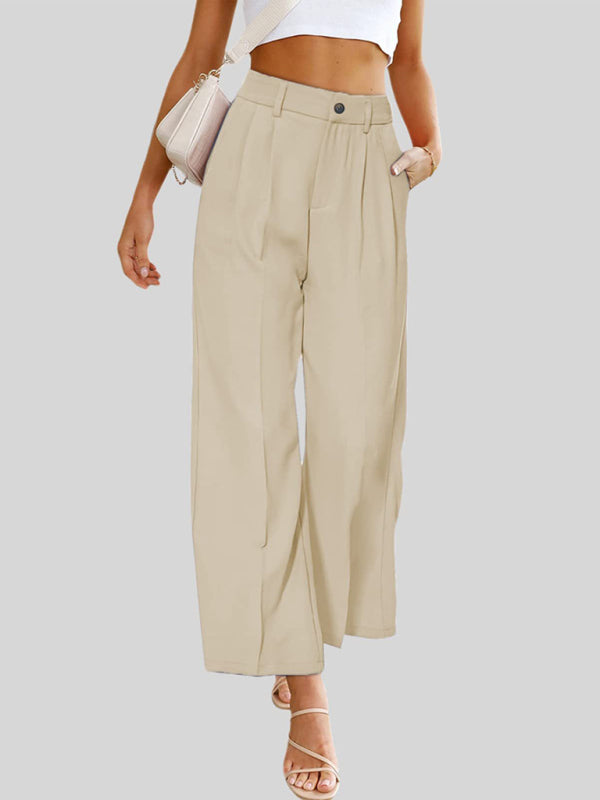 Women's Casual Wide Leg Dress Pants - Premium Pants from kakaclo - Just $15.44! Shop now at Craftklart.store