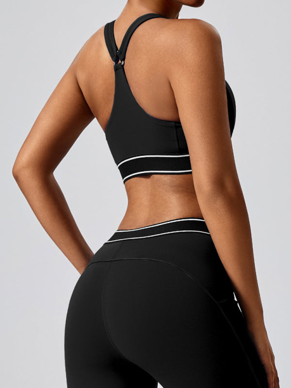New Elastic Fitness Fashion Yoga Vest with Chest Pad - Premium Activewear from kakaclo - Just $19.13! Shop now at Craftklart.store