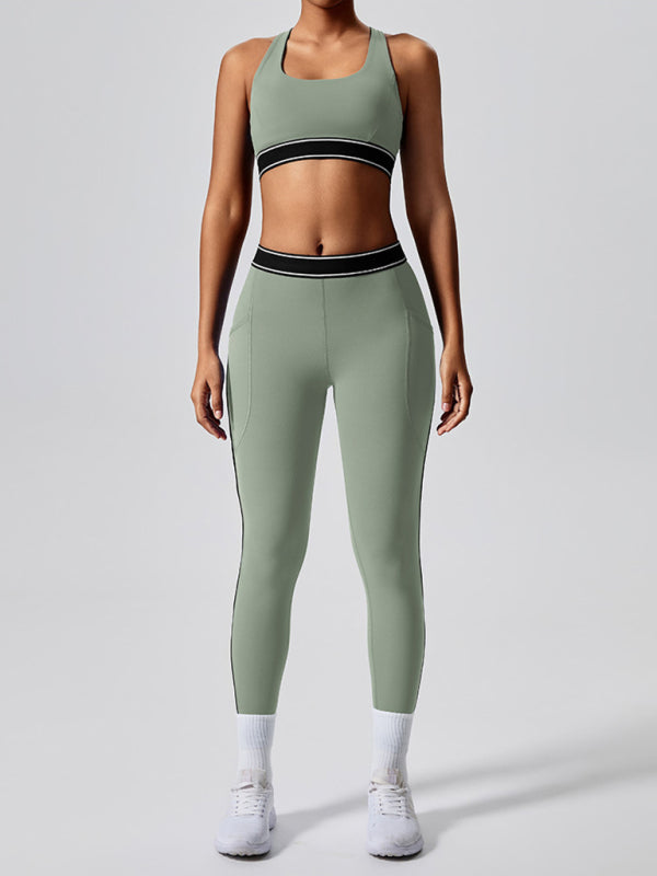 New Elastic Fitness Fashion Yoga Vest with Chest Pad - Premium Activewear from kakaclo - Just $19.13! Shop now at Craftklart.store