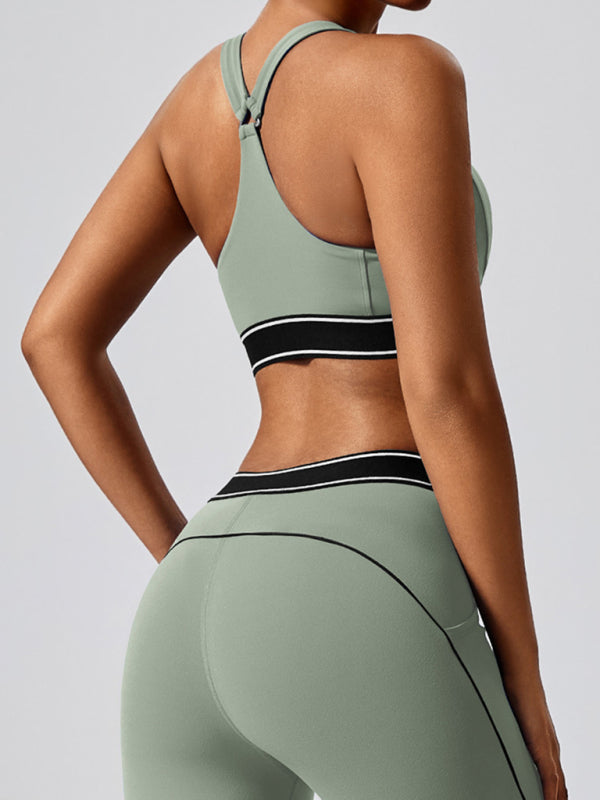 New Elastic Fitness Fashion Yoga Vest with Chest Pad - Premium Activewear from kakaclo - Just $19.13! Shop now at Craftklart.store