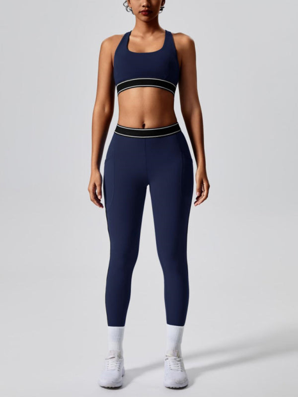 New Elastic Fitness Fashion Yoga Vest with Chest Pad - Premium Activewear from kakaclo - Just $19.13! Shop now at Craftklart.store