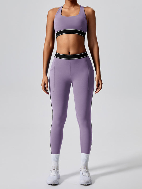 New Elastic Fitness Fashion Yoga Vest with Chest Pad - Premium Activewear from kakaclo - Just $19.13! Shop now at Craftklart.store