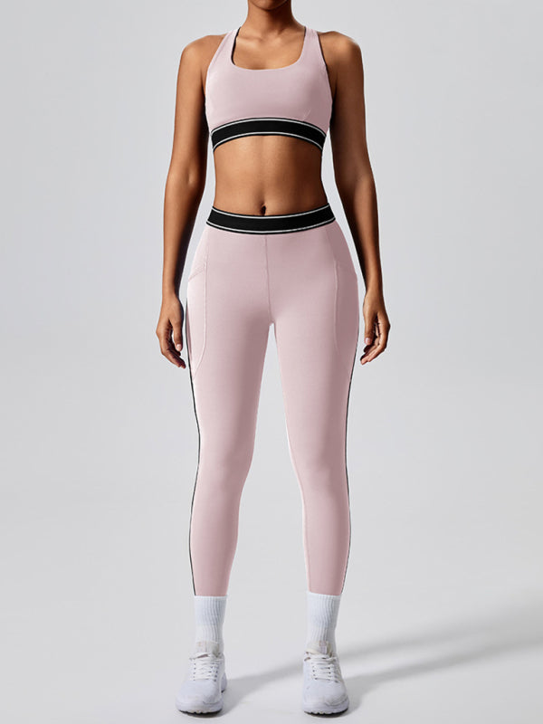 New Elastic Fitness Fashion Yoga Vest with Chest Pad - Premium Activewear from kakaclo - Just $19.13! Shop now at Craftklart.store