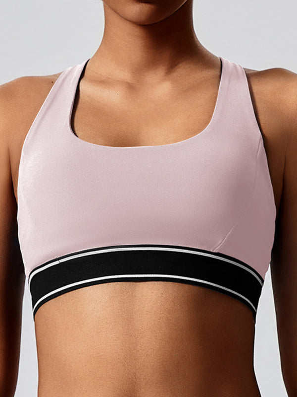 New Elastic Fitness Fashion Yoga Vest with Chest Pad - Premium Activewear from kakaclo - Just $19.13! Shop now at Craftklart.store