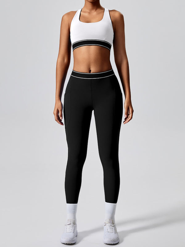 New Elastic Fitness Fashion Yoga Vest with Chest Pad - Premium Activewear from kakaclo - Just $19.13! Shop now at Craftklart.store