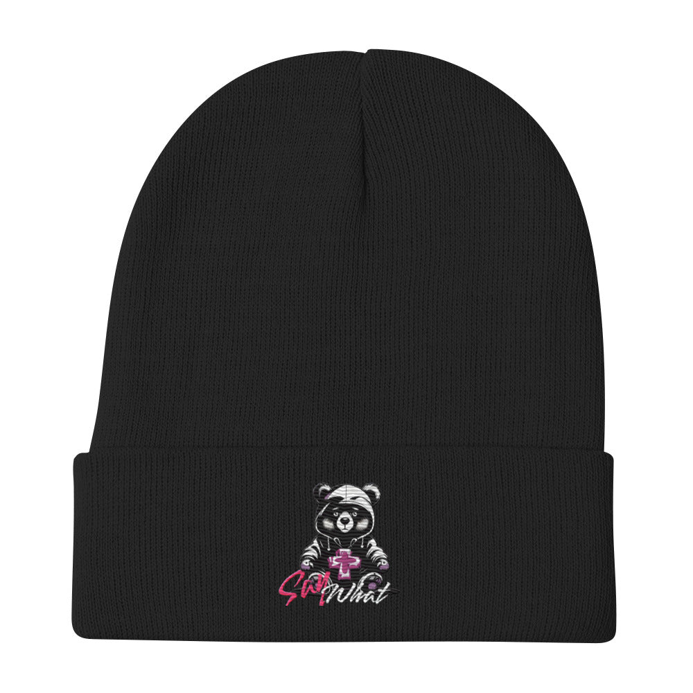 Embroidered Beanie - Premium Beanie from Craftklart.store - Just $17.50! Shop now at Craftklart.store