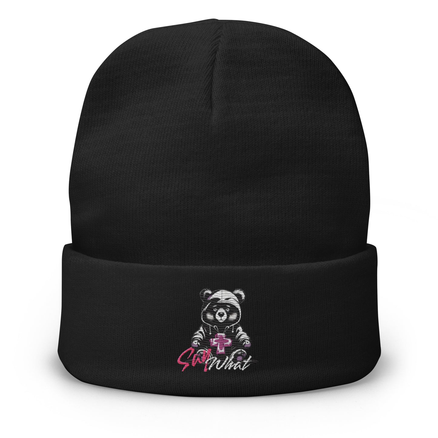 Embroidered Beanie - Premium Beanie from Craftklart.store - Just $17.50! Shop now at Craftklart.store